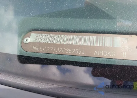 2002 Nissan Frontier Xe-V6 from USA, damaged, VIN 1N6ED27T32C362599